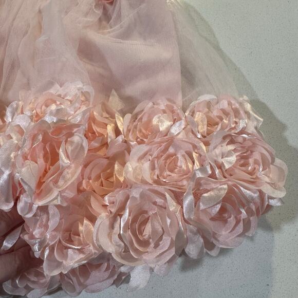 Nanette Toddler Girl 3T Pink Formal Floral Dress - Picture 3 of 6